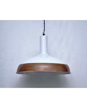 WHITE HANGING PENDENT WITH BROWN COLOR